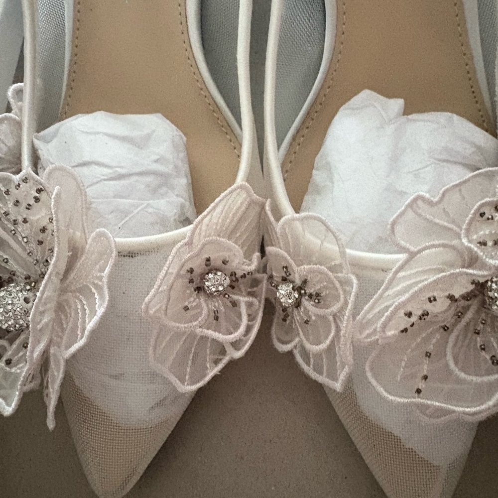 Betsey Johnson Ivory Heels